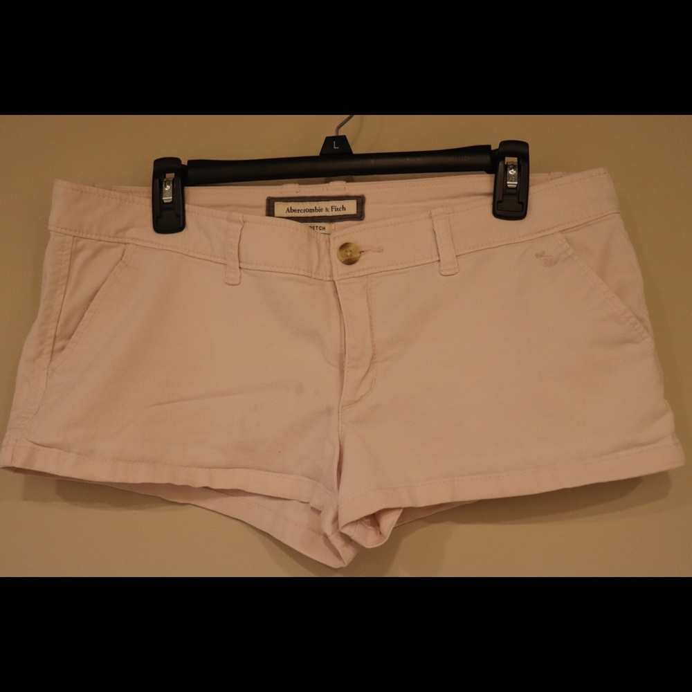 Abercrombie and Fitch light pink shorts